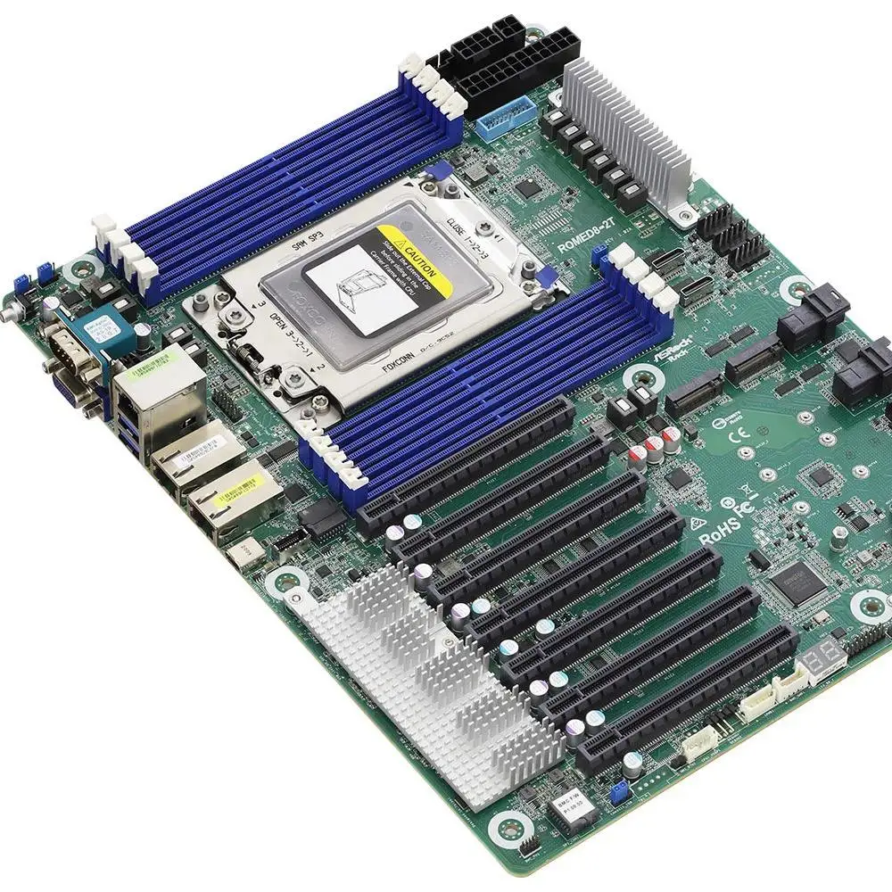 Dual Socket Sp3 Epyc Motherboard - 오리지널 ASRock Rack ROMED8-2T AMD EPYC