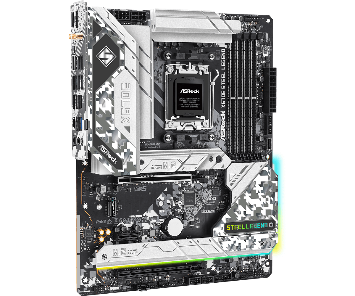 ASROCK X670E 스틸 레전드 X670 AMD A - X870E Atx Motherboard 리뷰 및 가격