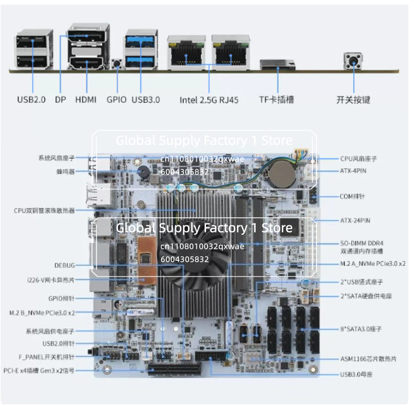 NAS 마더보드 미니 ITX M11, I5-8265U  - Mini Itx Dual 2.5G Nas Motherboard 리뷰 및 가격