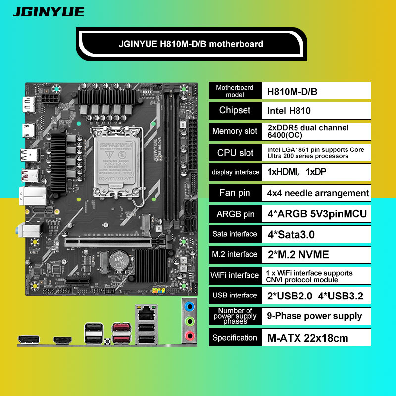 H810 인텔 LGA1851 DDR5 마이크로-ATX  - Lga1851 Gaming Motherboard 리뷰 및 가격